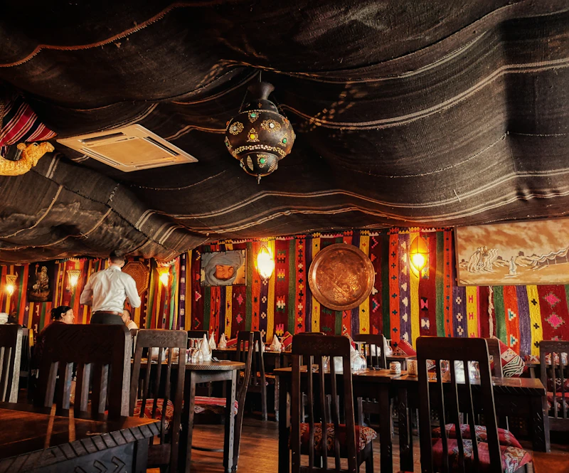 Innenraum des Restaurants
