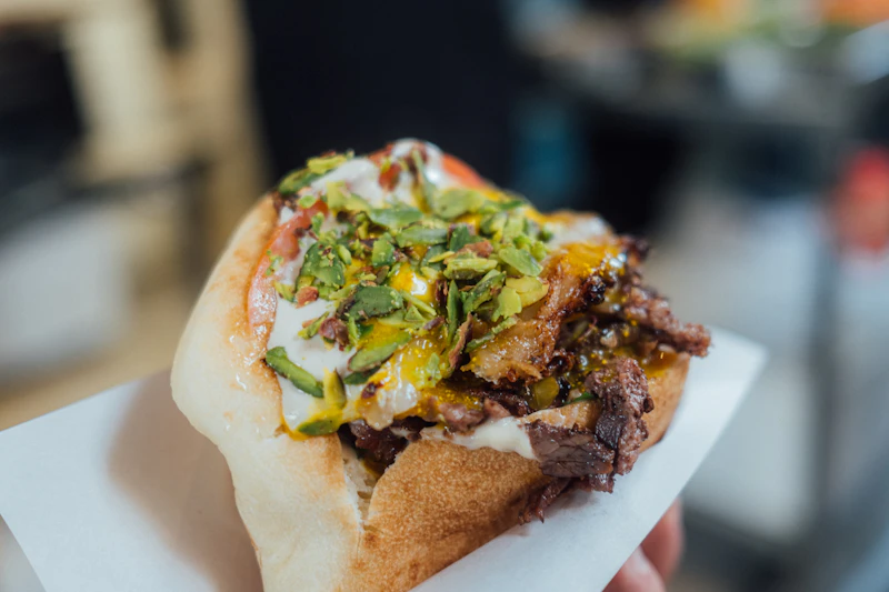 Döner-Spieß am Grill